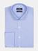 OxfordTailliertes Hemd himmelblau - Doppelmanschetten