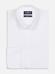 Tailliertes Hemd aus Pin Point weiß - Doppelmanschetten