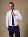 White Pin Point slim fit shirt - Double Cuffs