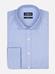 Willy sky blue twill slim fit shirt - Musketeer cuffs