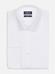 Camisa slim blanca espiga real - Doble Punos