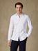 Royal herringbone slim fit shirt - White