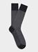 Brad socks anthracite with micro pattern