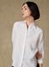 Albane white linen shirt