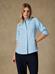 Albane shirt turquoise linnen