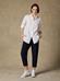 Justine linen shirt white