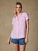 Salina linen shirt pink 