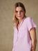 Salina linen shirt pink 