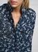 Alice navy blue shirt with floral print
