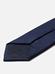 Tie in navy silk micro braid