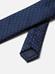 Slim-Fit-Krawatte aus Ripsseide mit himmelblauen Punkten