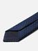 Slim-Fit-Krawatte aus Ripsseide mit himmelblauen Punkten