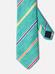 Silk tie and lagoon lagoon with multicolored stripes