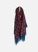 Bourgondische wollen sjaal met Castille patroon