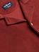 Rood badstof shirt - Korte mouwen