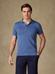 Polo Will en jersey cobalt 