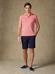 Polo shirt Will in bois de rose jersey 