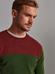 Boyd round neck in green lambswool