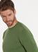 Geelong green round neck sweater