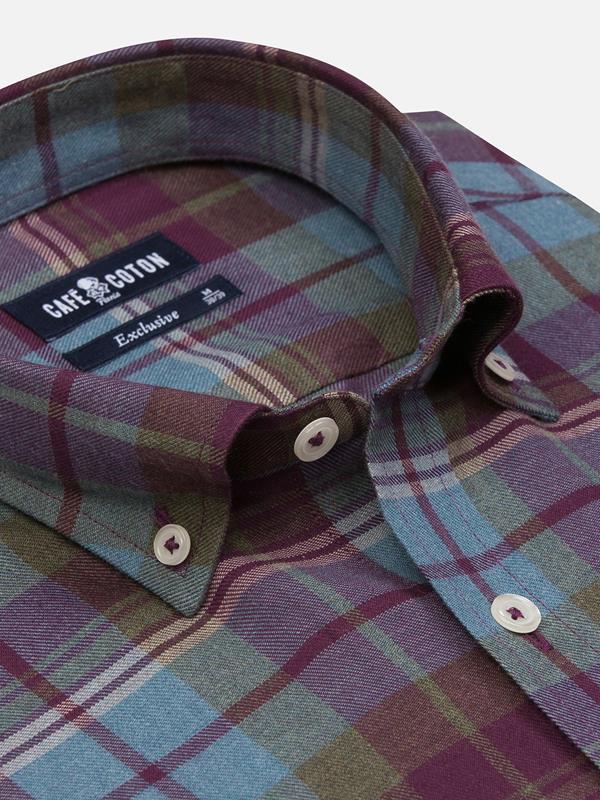 Clayton Tartan Shirt - Button down collar