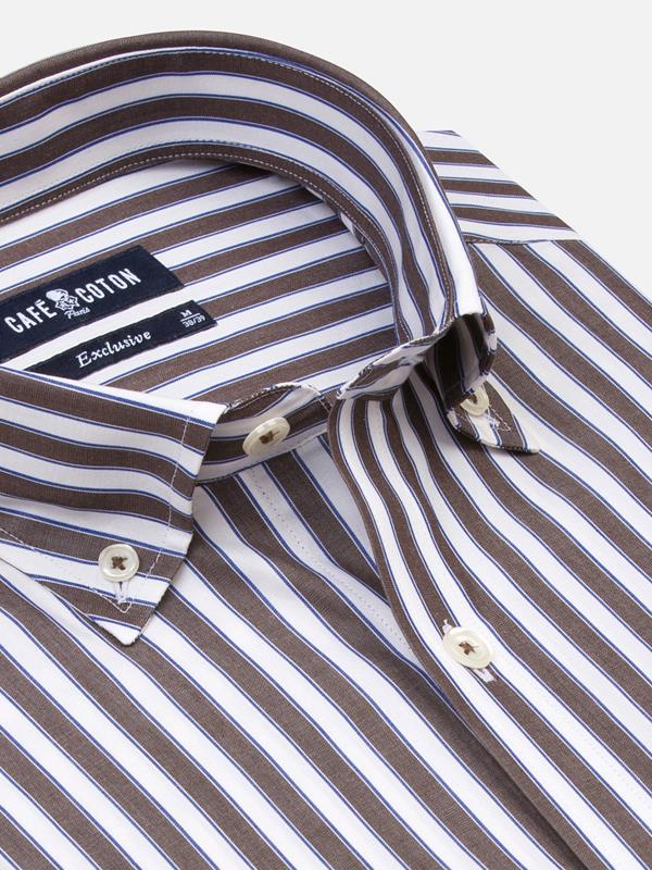 Carl fitted shirt - Buttoned collar