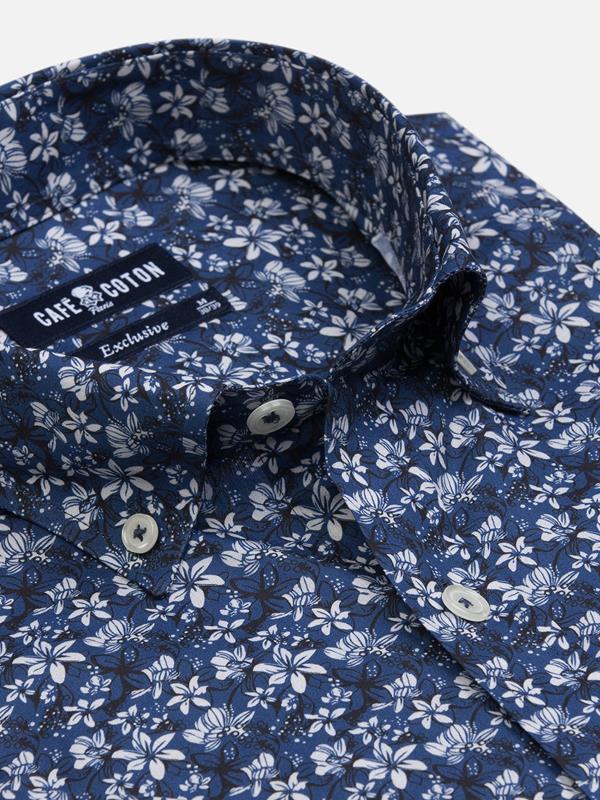 Mael floral print short sleeves shirt  - Buttoned collar