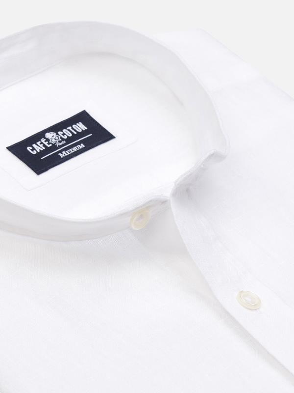 Olaf white linen shirt