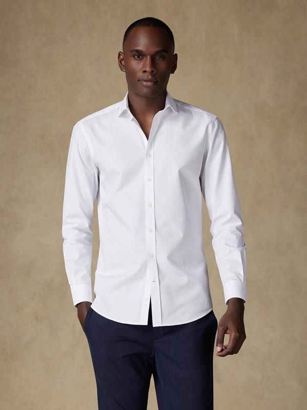 Aiden textured shirt - White