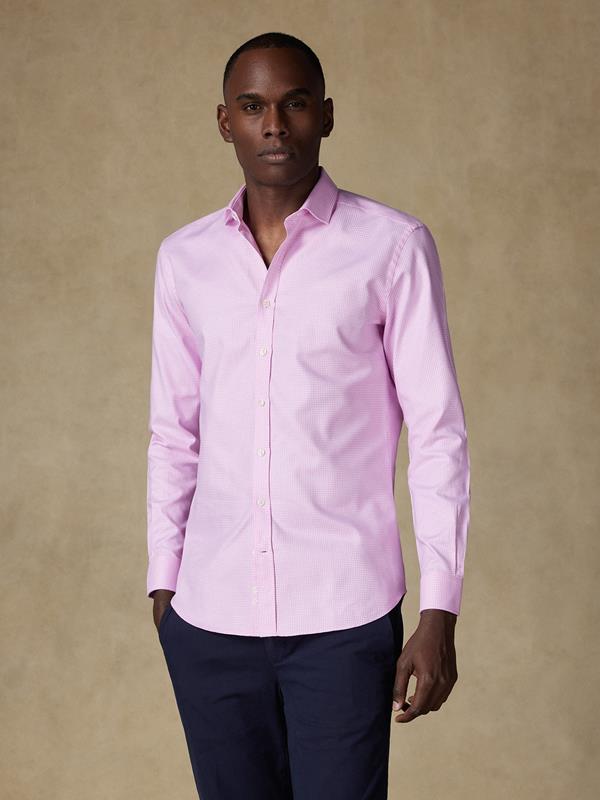 Camicia Alvin in tessuto natté rosa