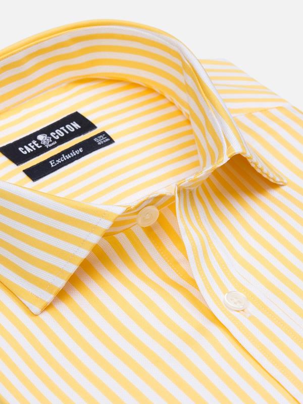 Benjy yellow stripe shirt
