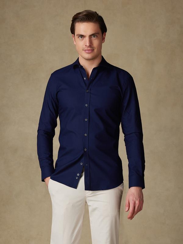 Chemise cintrée Alban marine