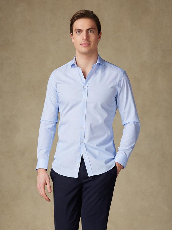 Thousand Stripes Sky slim fit shirt - Extra Long Sleeves