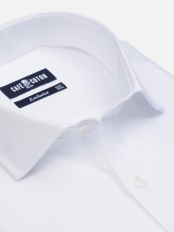 White oxford slim fit shirt - Extra long sleeves