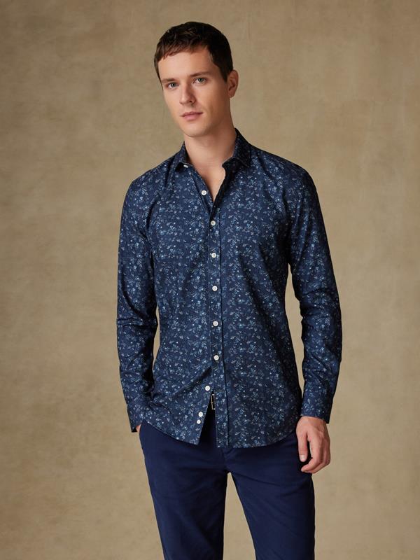 Graham floral print slim fit shirt 