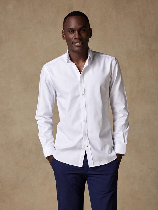 Smith white textured shirt
