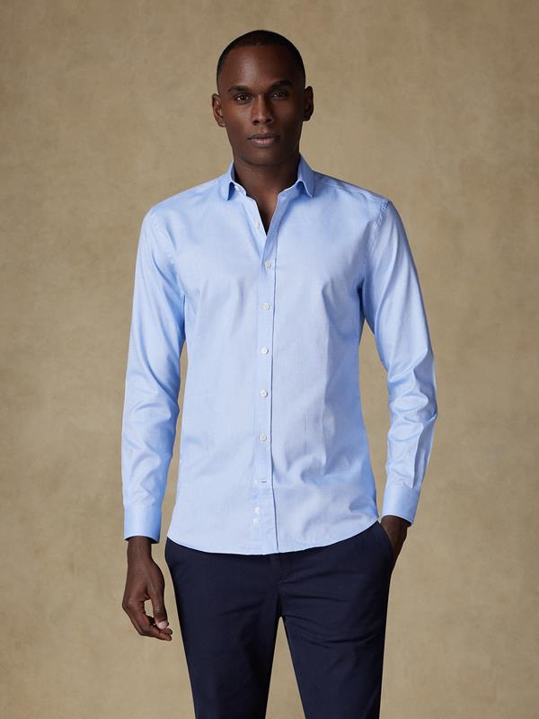 Camisa entallada Sky oxford - Cuello Pequeño