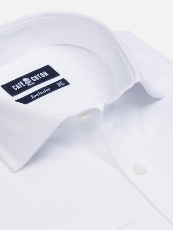 White pinpoint shirt - Double Cuffs