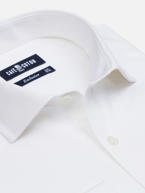 Ivory pin point shirt - Double Cuffs