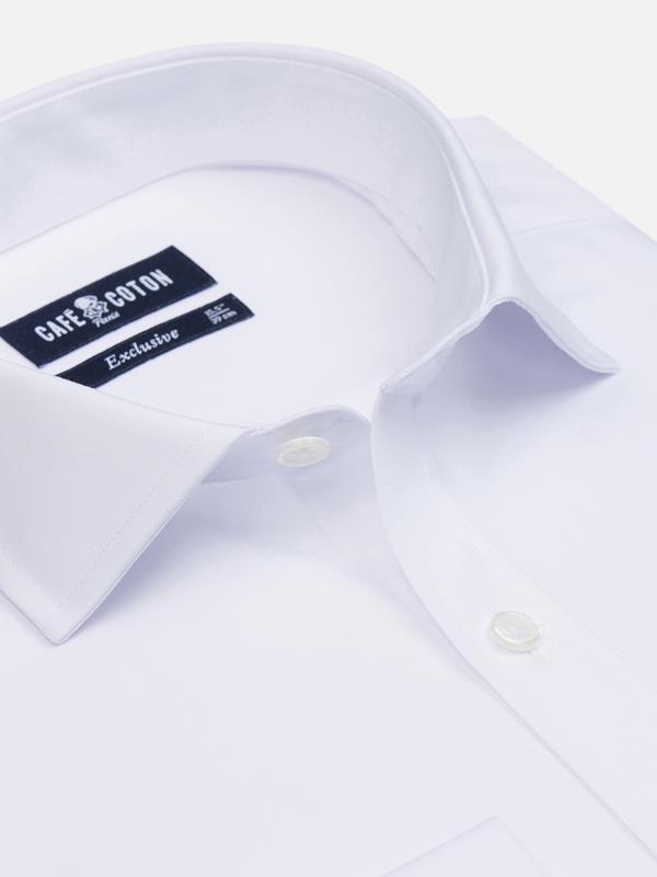 White poplin shirt - Double Cuffs
