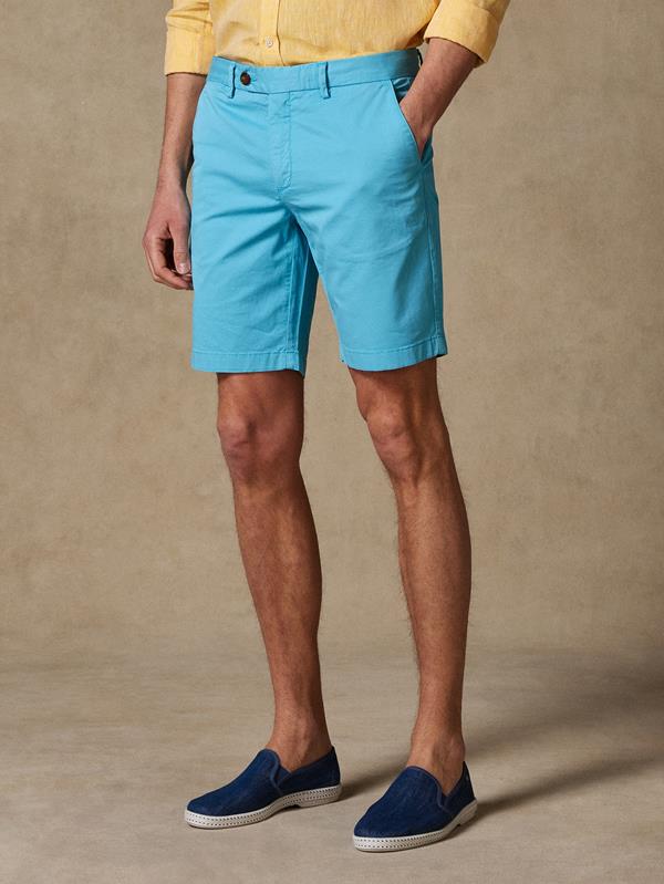 Mint cotton bermuda shorts