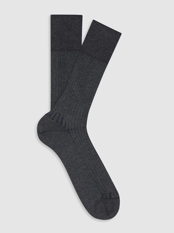 Grey plaid socks