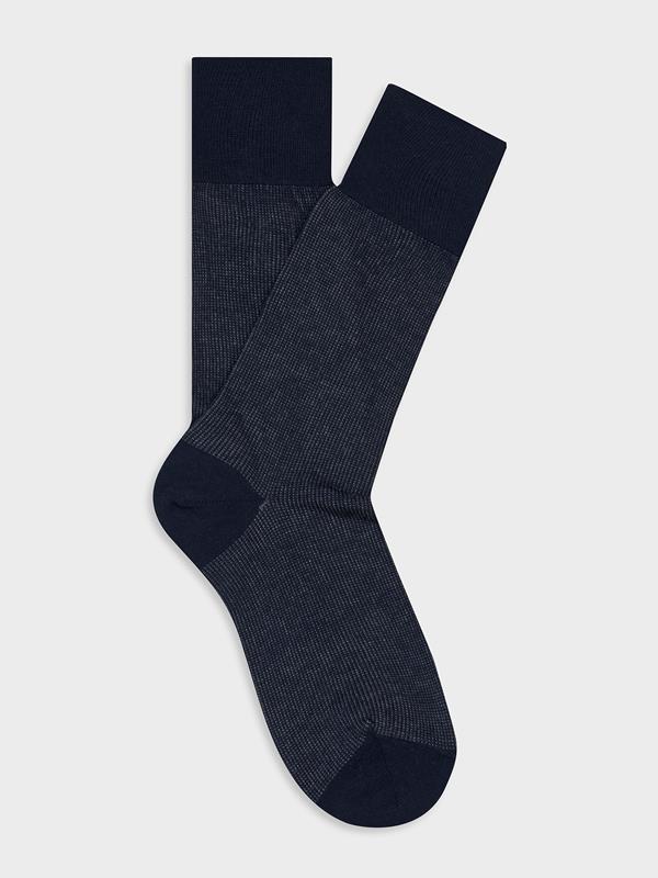Ben sokken met grijs micropatroon