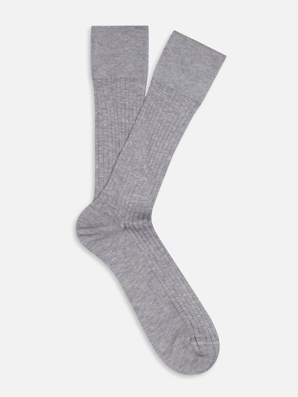 Socks in grey Scottish yarn