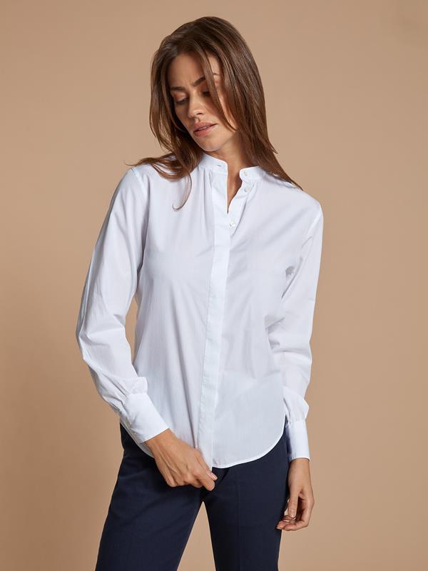 Palma shirt in white poplin