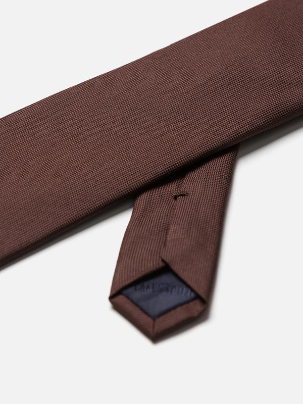 Tie in chocolate silk micro braid