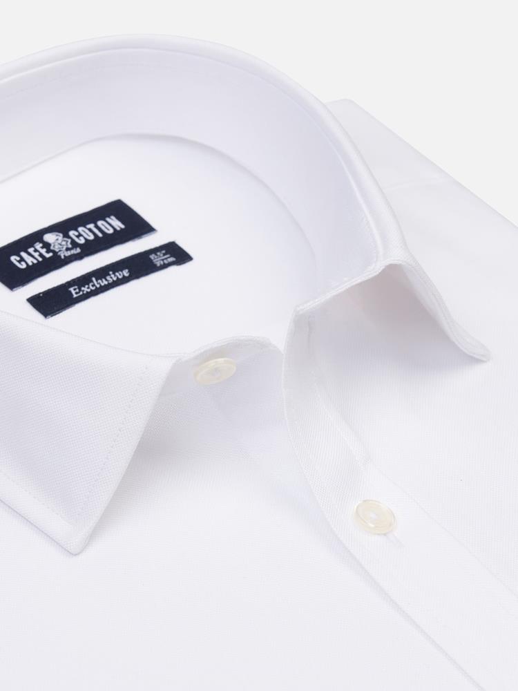 White oxford slim fit shirt - Small collar