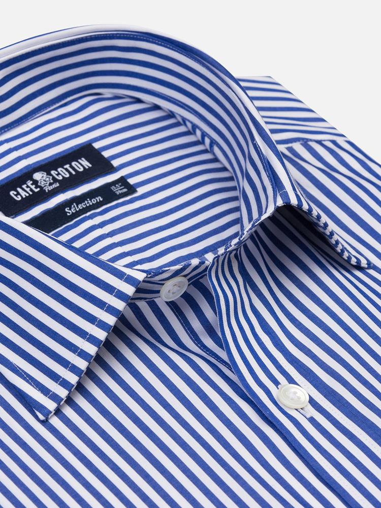 Sully navy blue striped shirt