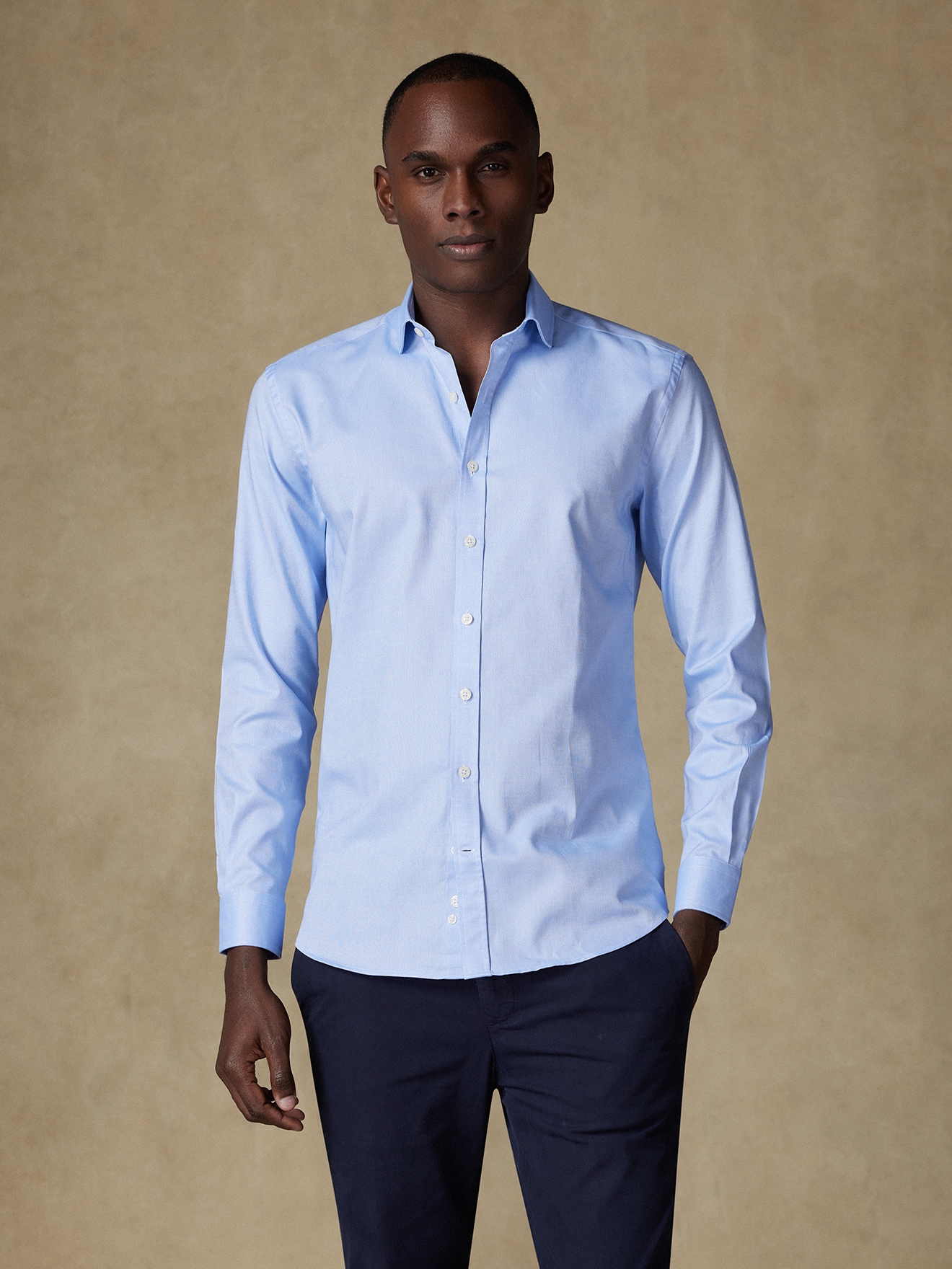 Sky oxford shirt - Sky - Oxford - Male