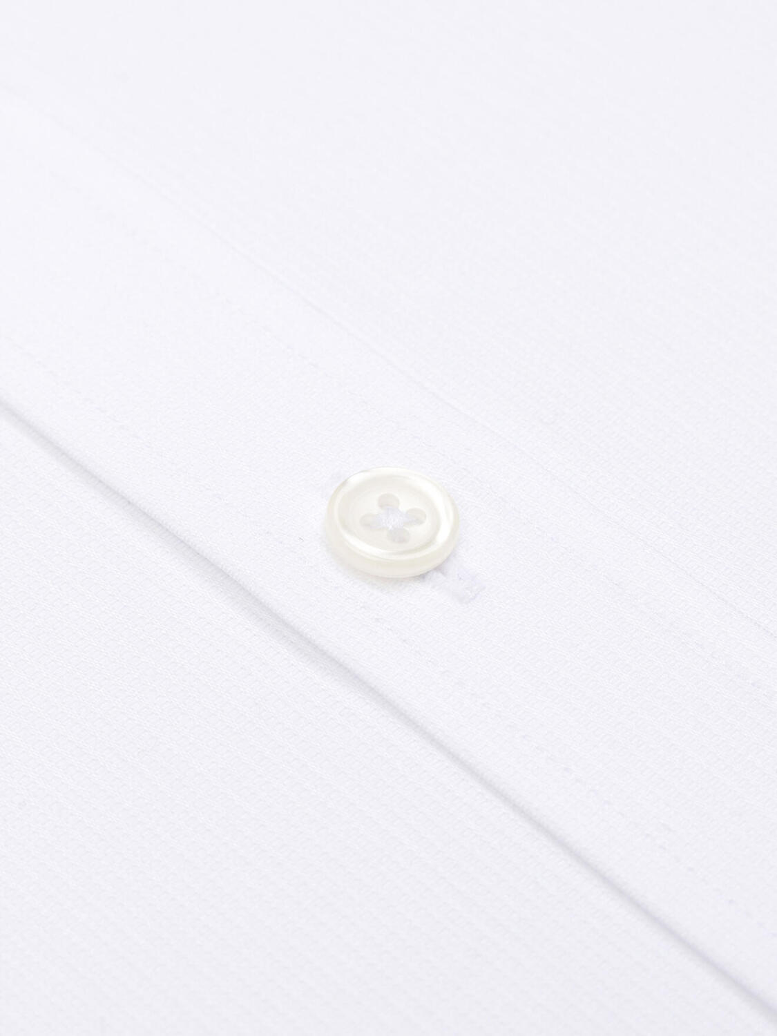 Hemd Aaron im weißen Piqué - Button down kragen