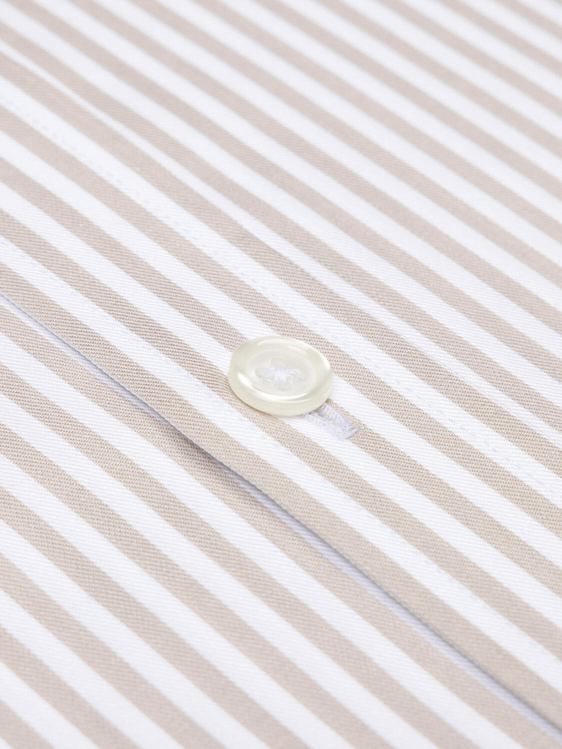 Baillee grijs gestreept overhemd - Button down Kraag